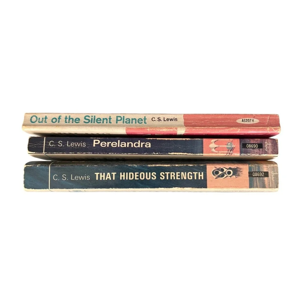 C.S. Lewis Space Trilogy Vintage Paperback Set Out of the Silent Planet 3 Books